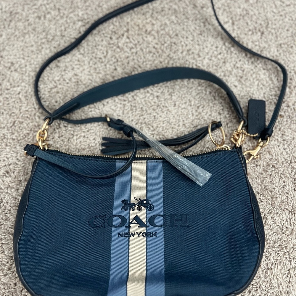 Blue Coach Crossbody NWT